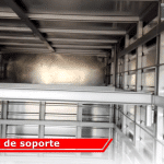 Furgón de camarote con tapa abatible