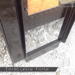 Estacas modular desarmable con plataforma hidraulica sobre FRR