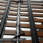 Estacas modular desarmable con plataforma hidraulica sobre FRR