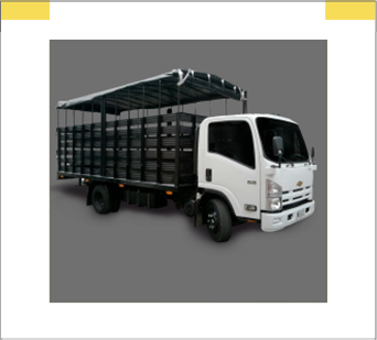 Camion de ESTACAS PLATICAS