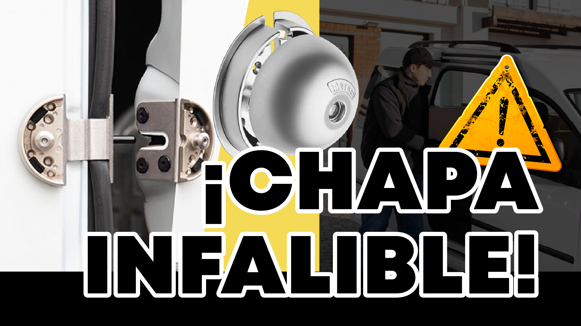 chapa de seguridad en van