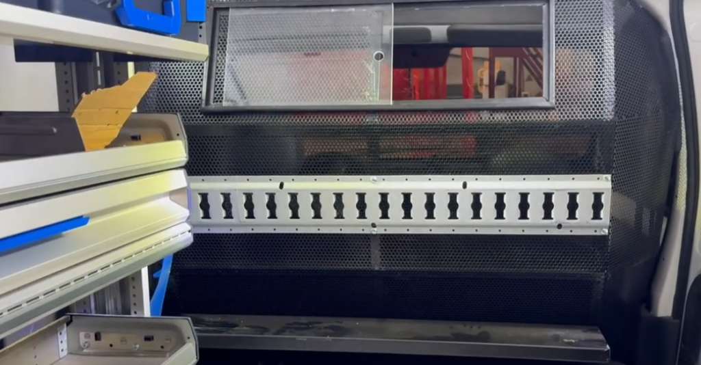 separador de carga en van