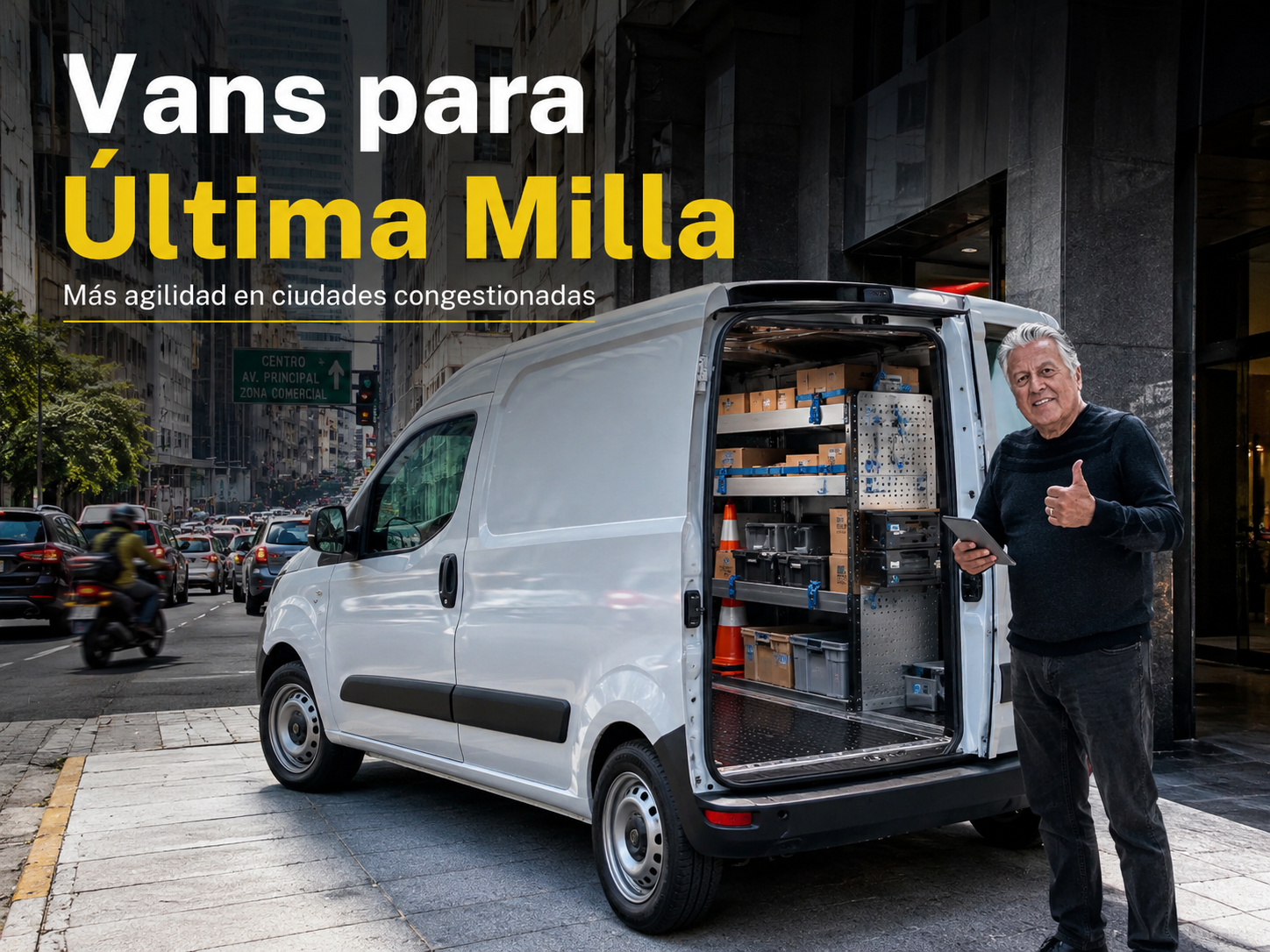 Vans adaptadas para última milla